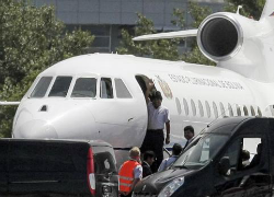 jet carrying Bolivian president