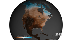 North America Soil Moisture Projection Graphic