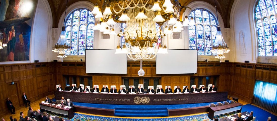 Meeting in The Hague on 3 February 2015, the International Court of Justice (ICJ) dismissed genocide claims by Croatia and Serbia. UN Photo/CIJ-ICJ/Frank van Beek.