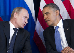 Presidents Putin and Obama (CBS)